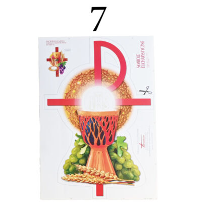 Emblematy na Boże Ciało do wycięcia – 50 cm. x 35 cm. - 07