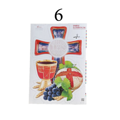 Emblematy na Boże Ciało do wycięcia – 50 cm. x 35 cm. - 06
