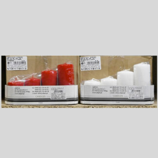 Świeca klubowa - MIX - 70, 80,100, 120/58 lakier biały, czerwony