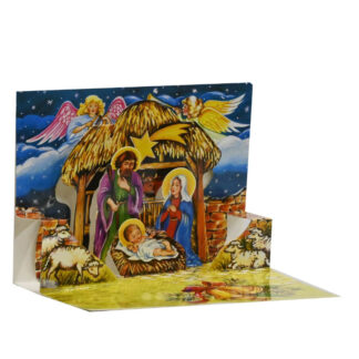 Szopka papierowa przestrzenna - format A5