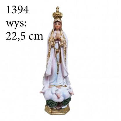 1394 Figurka Maryi Fatimskiej wysokość 22,5 cm.