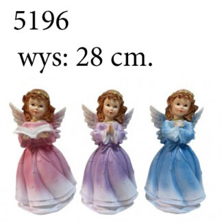 5196 - Figurka Anioła – wysokość 28 cm. – opakowanie zbiorcze 3 szt.