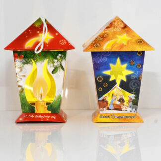 Lampion adwentowy z bateriami – L11