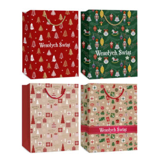 Armin Style – Torba L-28, rozmiar zbliżony do formatu A4, pakowane po 12 sztuk (4 wzory po 3 sztuki)